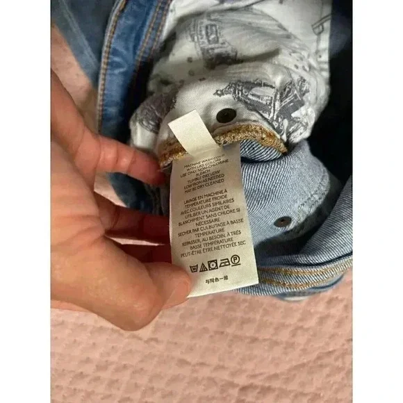 anthropologie Pilcro Women's Jeans Size 31 Blue Slim Boyfriend Long Pants - Picture 10 of 11